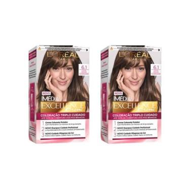 Imagem de Coloraçao Imedia 6.1 Louro Escuro Acinzentado - Kit Com 2Un - Imédia