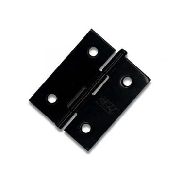 Imagem de Kit 24 Dobradiça Preta Porta / Janela Pino Solto Real 2" - LOTH