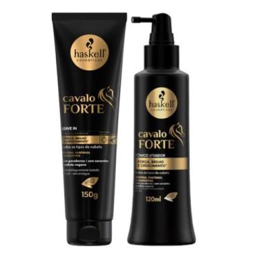 Imagem de Kit Cavalo Forte 1 Leave in 150g 1 Tônico 120ml Haskell