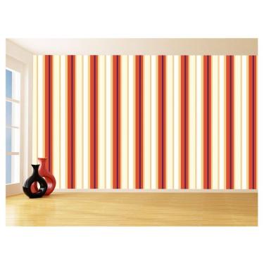 Imagem de Papel De Parede 3D Listras Coloridas Verticais 3,5M Lst28