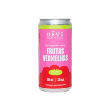 Imagem de Refrigerante Vegano Natural DÊVI Frutas Vermelhas 269ml - Devi Bebidas