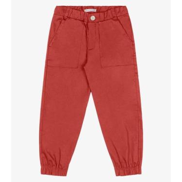 Imagem de Calça Sarja Infantil Menino Trick Nick Marrom, 10, Marrom