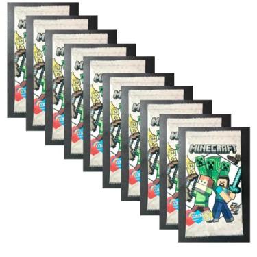 Imagem de Kit 10X Minecraft Cards Para Colorir: Pacote Com 4 Unidades. - Kit de 