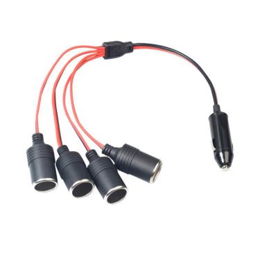 Imagem de Adaptador Tomada Veicular Com 4 Saída Para  Gps,celular,tv Etc