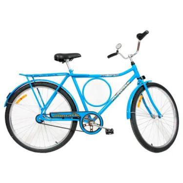 Imagem de Bicicleta Aro 26 Barra Circular Contra Pedal Monark, Azul