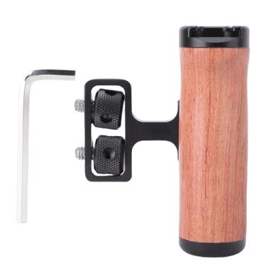 Imagem de Serounder Aperto da Alça da Gaiola da Câmera, Lado Esquerdo ou Direito para Cima Alça Lateral Com Montagem de Sapata Fria Orifícios de Rosca de 1/4 pol. Aperto de Mão de Localização de