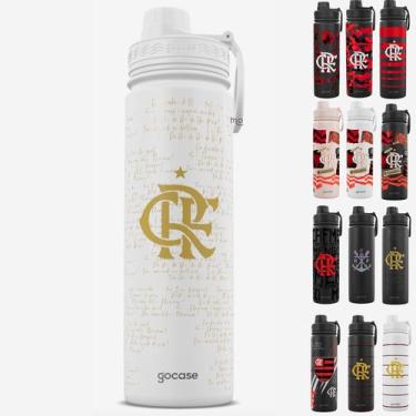 Imagem de Garrafa Térmica Gocase Fresh 650ml Oficial do Flamengo, FLA Escudo Vin