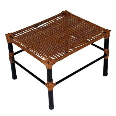 Imagem de Mesa De Centro Para área Externa Retangular Bela Em Fibra Sintética 60cm Acesse Móveis Argila