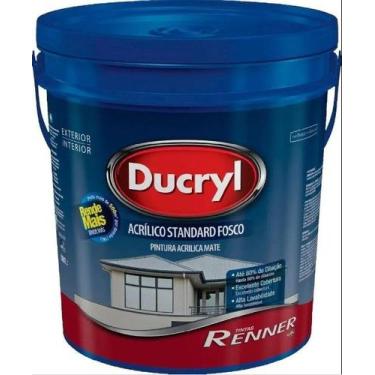 Imagem de Tinta acr renner ducryl fosco branco 18l