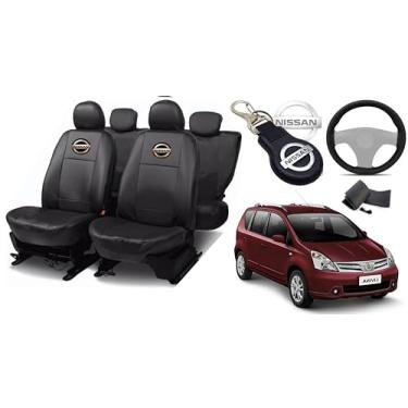 Imagem de Capa de couro para o banco livina 2009-2014 proteção impermeável