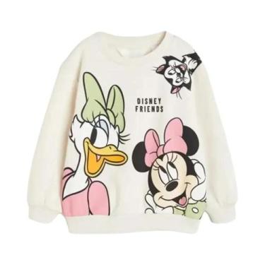 Imagem de Conjunto Moletom Minnie para Meninas - Primavera/Outono - Calças e Blu