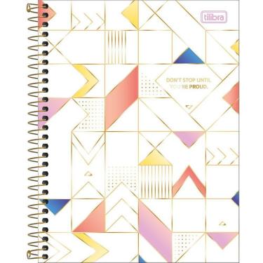 Imagem de Caderno Espiral Capa Dura Colegial Midtown 1 Matéria 80 Folhas Tilibra Estampa 3