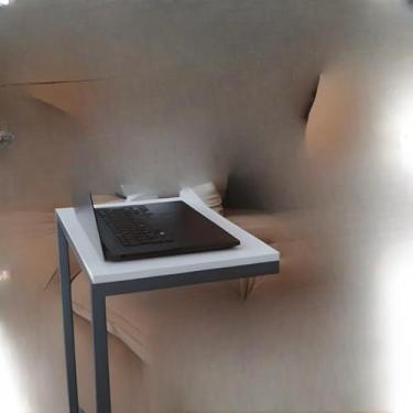 Imagem de Mesa Lateral para Notebook com Pés de Ferro e Bandeja Dourada – Apoio Moderno para Sala e Sofá(Pé Preto)