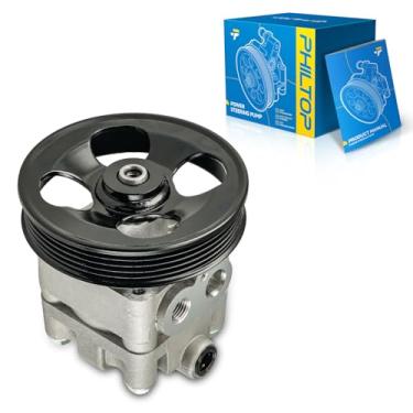 Imagem de PHILTOP Bomba de direção hidráulica 215254 com polia, adequada para Outback 2,5L 2000-2004; Legacy, 2003-2006 Baja Naturally Aspirated, Substitui OE 215254, 3301, 34401AE03B, 34430AE04A, 34430AE04A