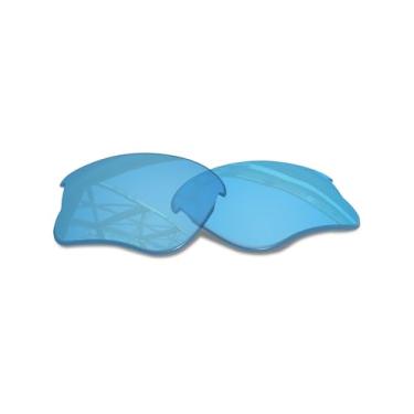 Imagem de SmartVLT Lentes de substituição masculinas azuis HD para óculos de sol Oakley Flak Jacket