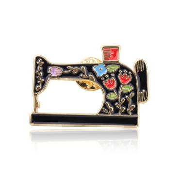 Imagem de Broche de alfinete de máquina de costura, presente de costureira, presente de alfaiate, presente para amantes de crafter joias de destaque de costura fofas, SAME, Metal, desconhecido