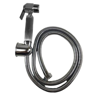 Imagem de Ducha Higienica Chuveirinho Lavabo Intimo Metal Luxo Suporte