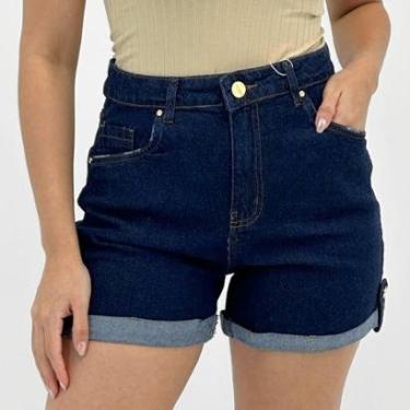 Imagem de Shorts Young Style Jeans Mom Feminina-Feminino