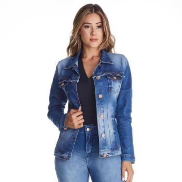 Imagem de Jaqueta Jeans Zuren Premium Azul Intense - HNO Jeans, G
