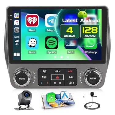 Imagem de Fuluku Kit de painel de rádio Android 8 núcleos 4 + 64 GB】 para Chevrolet Camaro 2010-2015 (LHD) Android Dash Kit, tela sensível ao toque de 22 cm com carplay sem fio, Android Auto, GPS/WiFi/32EQ