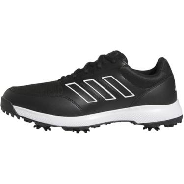 Imagem de adidas Tênis de golfe masculino Tech Response 3.0, Núcleo preto/calçado branco, 12 Wide
