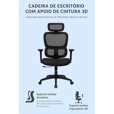 Imagem de Cadeira Ergonômica Reclinavel -Escritório & Home Office