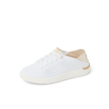 Imagem de REEF Tênis feminino Neptune, cabedal de malha elástica leve e respirável, palmilha acolchoada macia, Branco/Vintage, 41