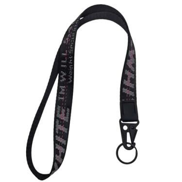 Imagem de Cordões para crachás de identificação, cordões para chaves, cordão de pescoço moderno para homens e mulheres, professores, adequado para chaves de carro, crachá de identificação e porta-carteira