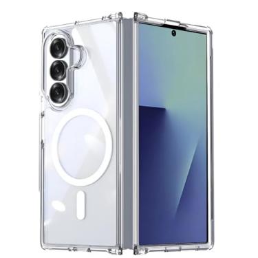 Imagem de Capa Magnética Híbrida Anti-Impacto para Samsung Galaxy Z Fold 7 5G – Protetor de Dobradiça e Acabamento Premium