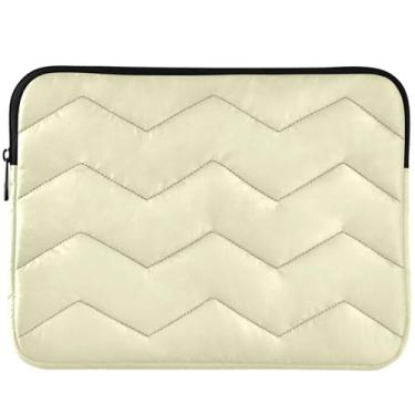Imagem de Capa para notebook universal de 13 a 14 polegadas Cream capa acolchoada para laptop para Macbook Air 13 polegadas