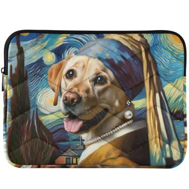 Imagem de Capa para notebook fofa noite estrelada para laptop para MacBook Pro capa para laptop 14 polegadas universal, 13 a 14 polegadas