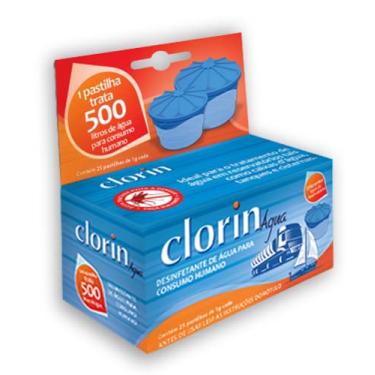 Imagem de Cloro em Pastilhas para Caixas D'Água Clorin 25 un. 1g 500L
