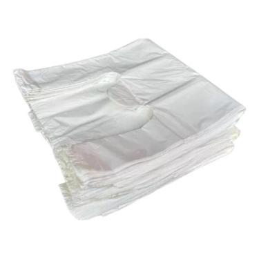 Imagem de Sacola plástica branca virgem grande 50x60 c/ 1000 unidades - JL EMBAL