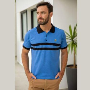 Imagem de Camisa Polo Masculina Diversas Cores em Malha Piquet Tamanho:GGCor:Ast