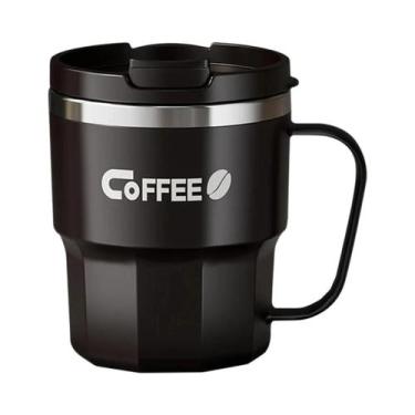 Imagem de Caneca De Café De Aço Inoxidável Com Dupla Camada Isolada, Térmica, À 