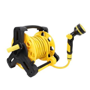 Imagem de Asixxsix Carretel de Mangueira de Jardim, Suporte de Mangueira de água Resistente Com Bico Pulverizador para Lavagem de Carro, Carretel de Tubo de água Montado No Chão na Parede