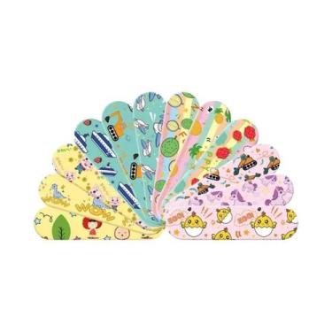 Imagem de Curativos Médicos Infantis Com Desenhos Animados, 60-300 Peças, Imperm