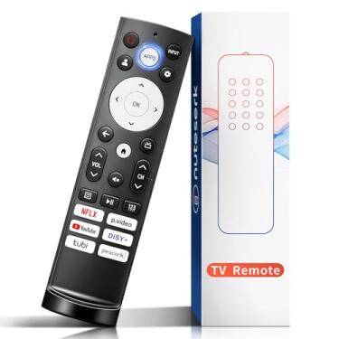 Imagem de Controle remoto de substituição para Hisense TV, compatível com Hisense Google TV 4K UHD QLED Mini-LED Quantum série ULED, garantia de 2 anos