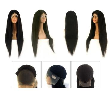 Imagem de Peruca Front Lace 100% Cabelo Humano 60Cm  Fio Esticado 