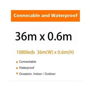 Imagem de Luzes De Natal LED Em Cordão De 40m Para Exterior, Guirlanda De Luzes 