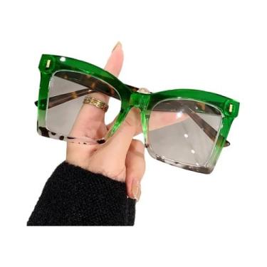Imagem de Óculos De Leitura Vintage Cat-Eye Com Armações Verdes +1.00 a +4.00 Co