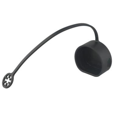 Imagem de Capa Protetora Preta Para Porta De Carregador De Veículo Elétrico 63x5