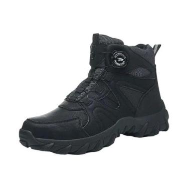 Imagem de Botas De Motocicleta Masculinas Antiderrapantes Resistentes Ao Desgast