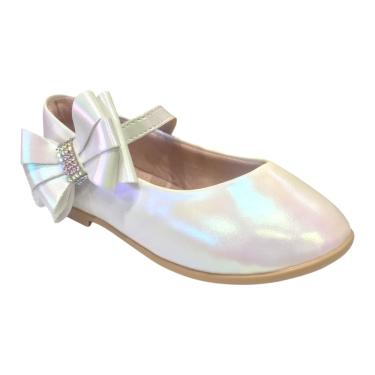 Imagem de Sapatilha Menina Mini Sua Cia Branco Perolizado 7036.00673