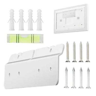 Imagem de Suporte de parede com calendário digital de 38 cm, sem broca, suporte de parede resistente para escola, quarto, família, sala de estar, estúdio, cozinha, geladeira