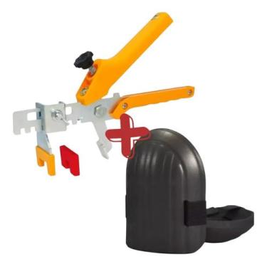 Imagem de Kit Alicate Nivelamento Piso Joelheira Assentamento Cortag