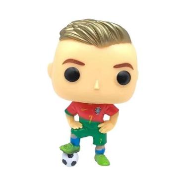 Imagem de Figuras De Ação De Estrelas Do Futebol Ronaldo Messi Mbappé Neymar Bri