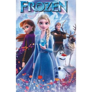 Imagem de Painel Festa Retangular P/ Casado 1,5x2,2 Frozen 1 - Fantasia Brás