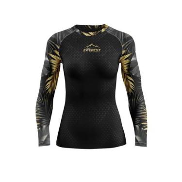 Imagem de Camisa Longa Feminina Moda Praia Uv 50 Térmica Dry Verão 9 - Everest S