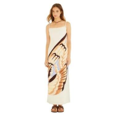 Imagem de Vestido Farm Rio Midi Estampado Asa De Borboleta-Feminino